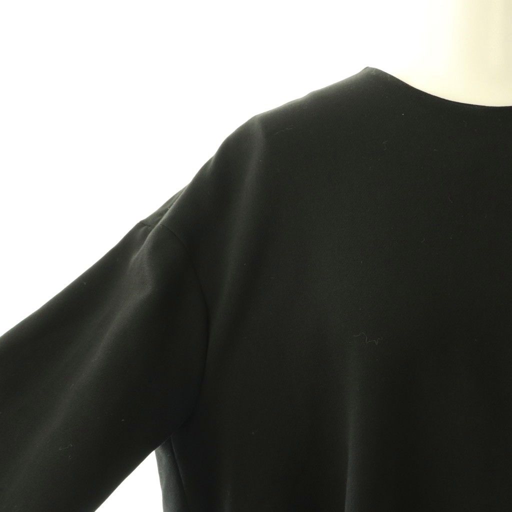 エンフォルド ENFOLD ダブルクロスアシンメコクーンワンピース ロング