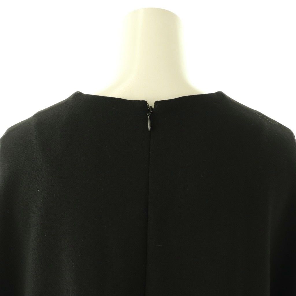 エンフォルド ENFOLD ダブルクロスアシンメコクーンワンピース ロング