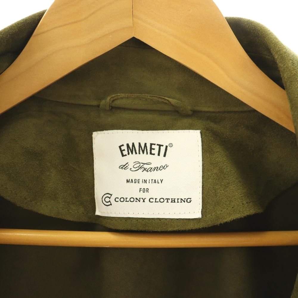 エンメティ EMMETI ×COLONY CLOTHING NOLAN ゴートスウェード