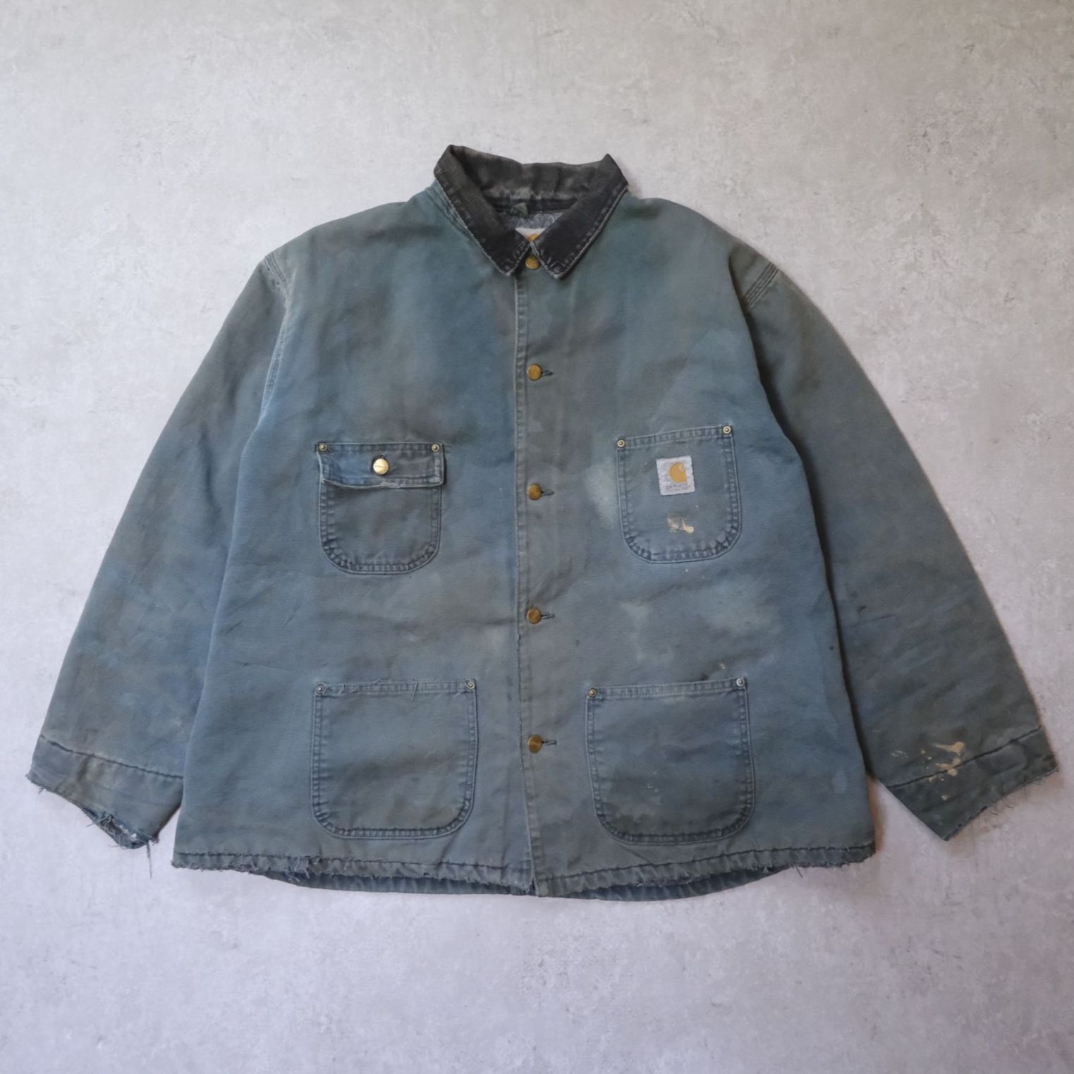 Carhartt】USA製・星タグ／90s ミシガンチョアコート／モスグリーン