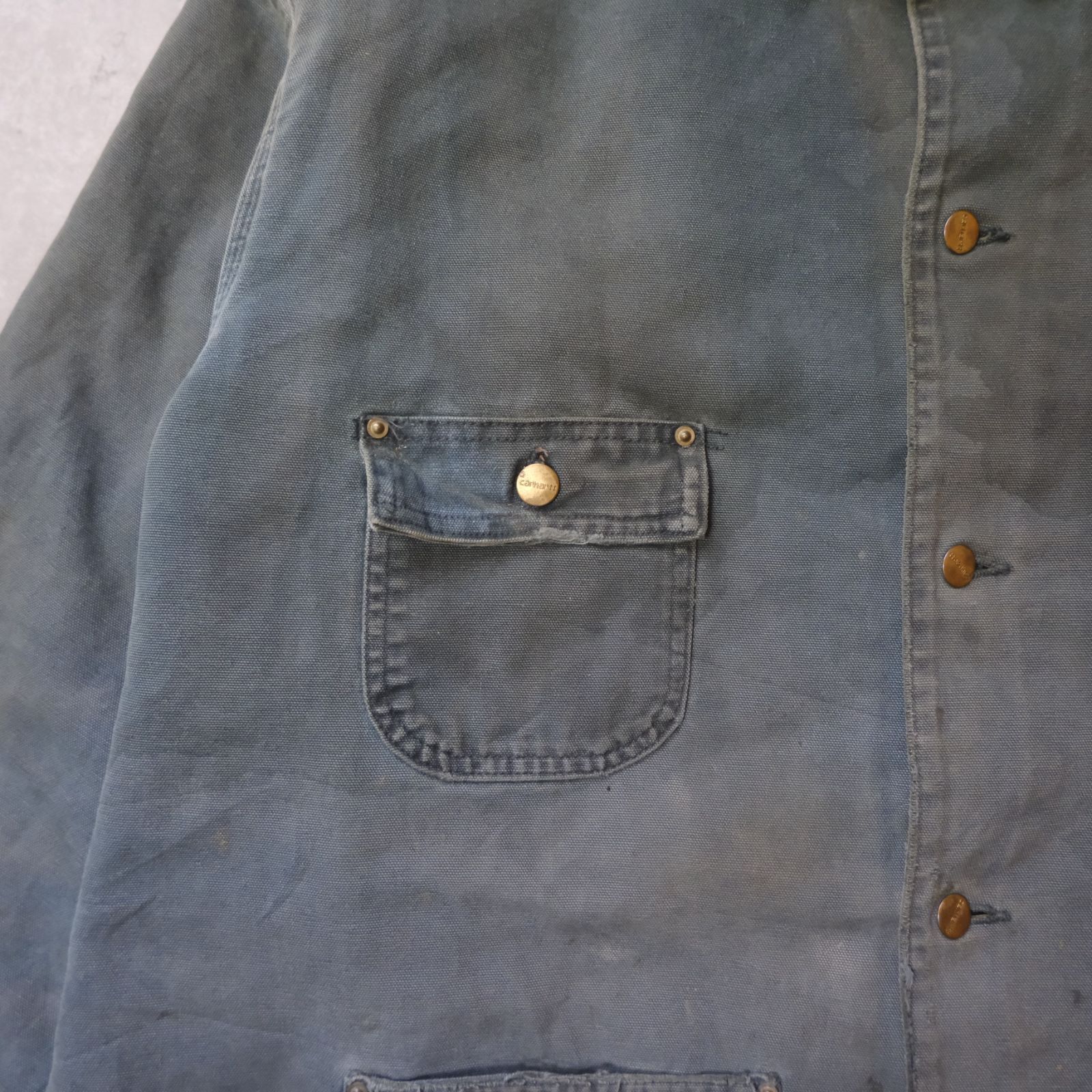 Carhartt】USA製・星タグ／90s ミシガンチョアコート／モスグリーン