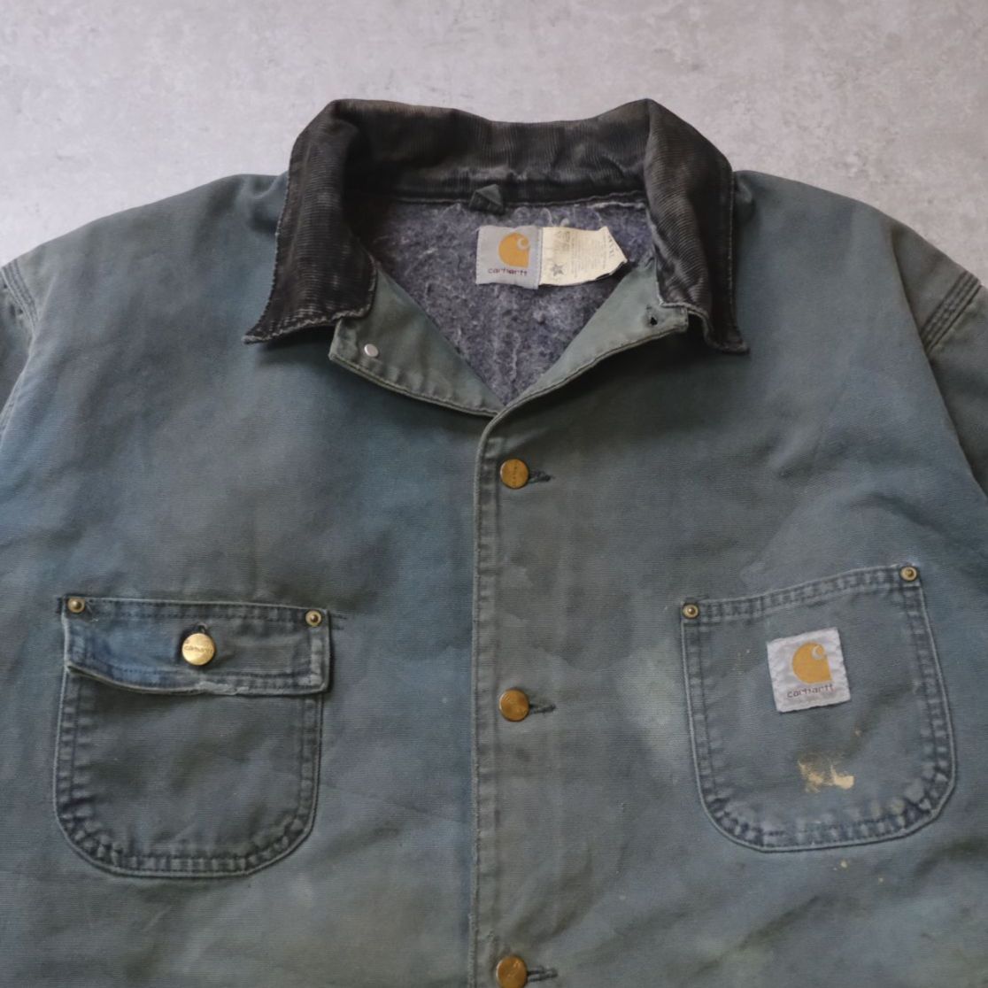 Carhartt】USA製・星タグ／90s ミシガンチョアコート／モスグリーン