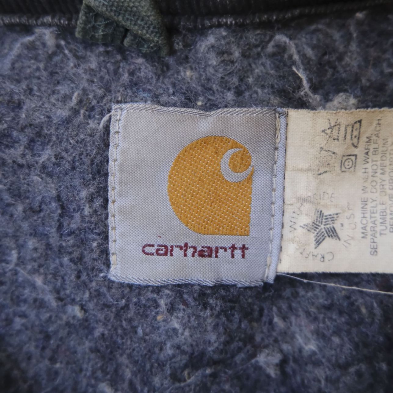 Carhartt】USA製・星タグ／90s ミシガンチョアコート／モスグリーン