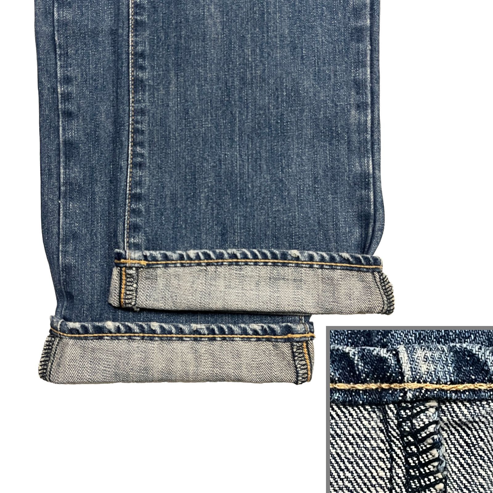 USED／30インチ】STUSSY ROUGH & RUGGED DENIM ウォッシュドインディゴ 