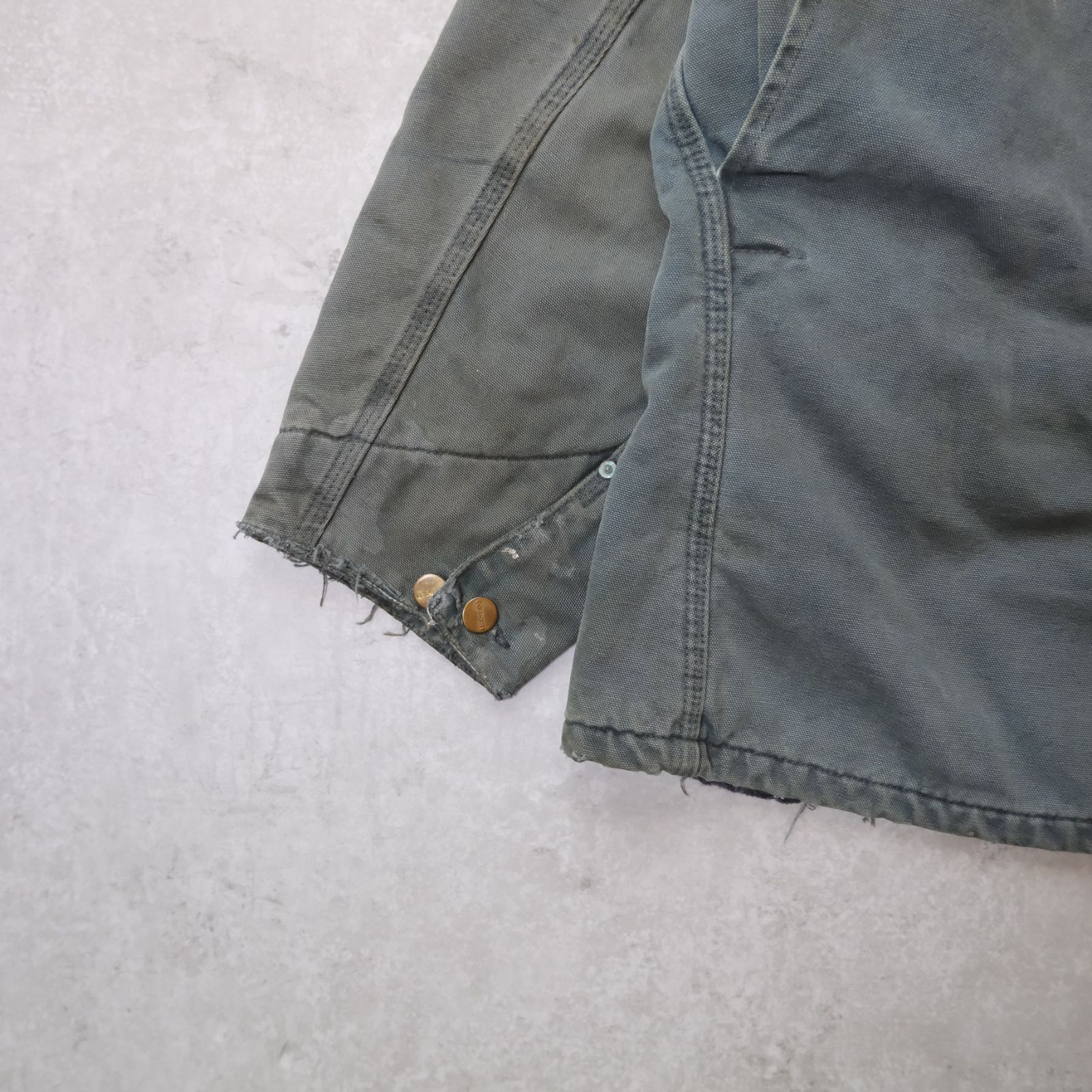 Carhartt】USA製・星タグ／90s ミシガンチョアコート／モスグリーン