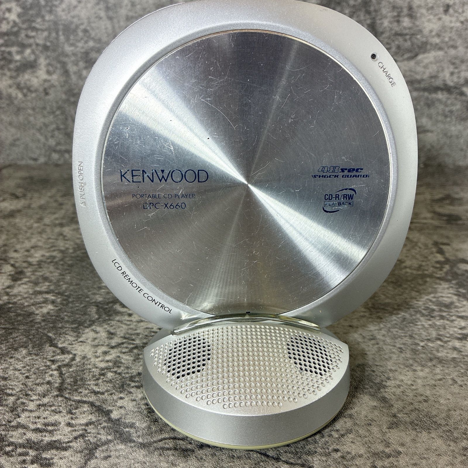 KENWOOD ケンウッド ポータブルCDプレイヤー 現状品 音出し確認済み