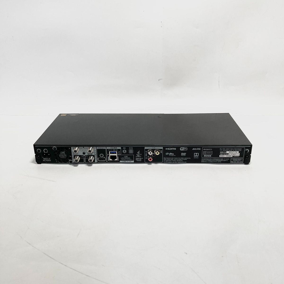 ソニー SONY ブルーレイレコーダー BDZ-ZT1700 2019年製 1TB - メルカリ