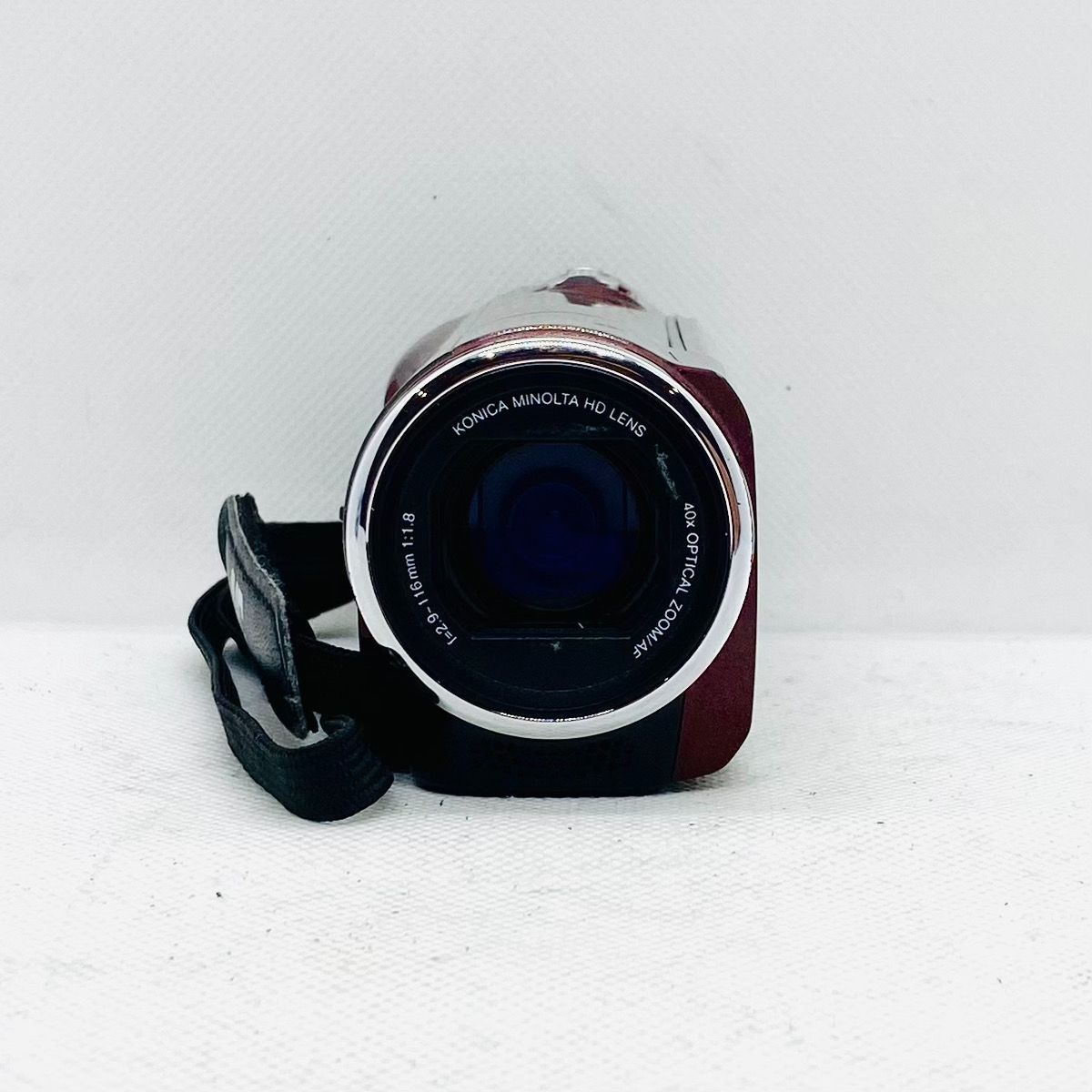 動作良好♪ JVC Everio GZ-HM280-R レッド ビデオカメラ 40倍光学