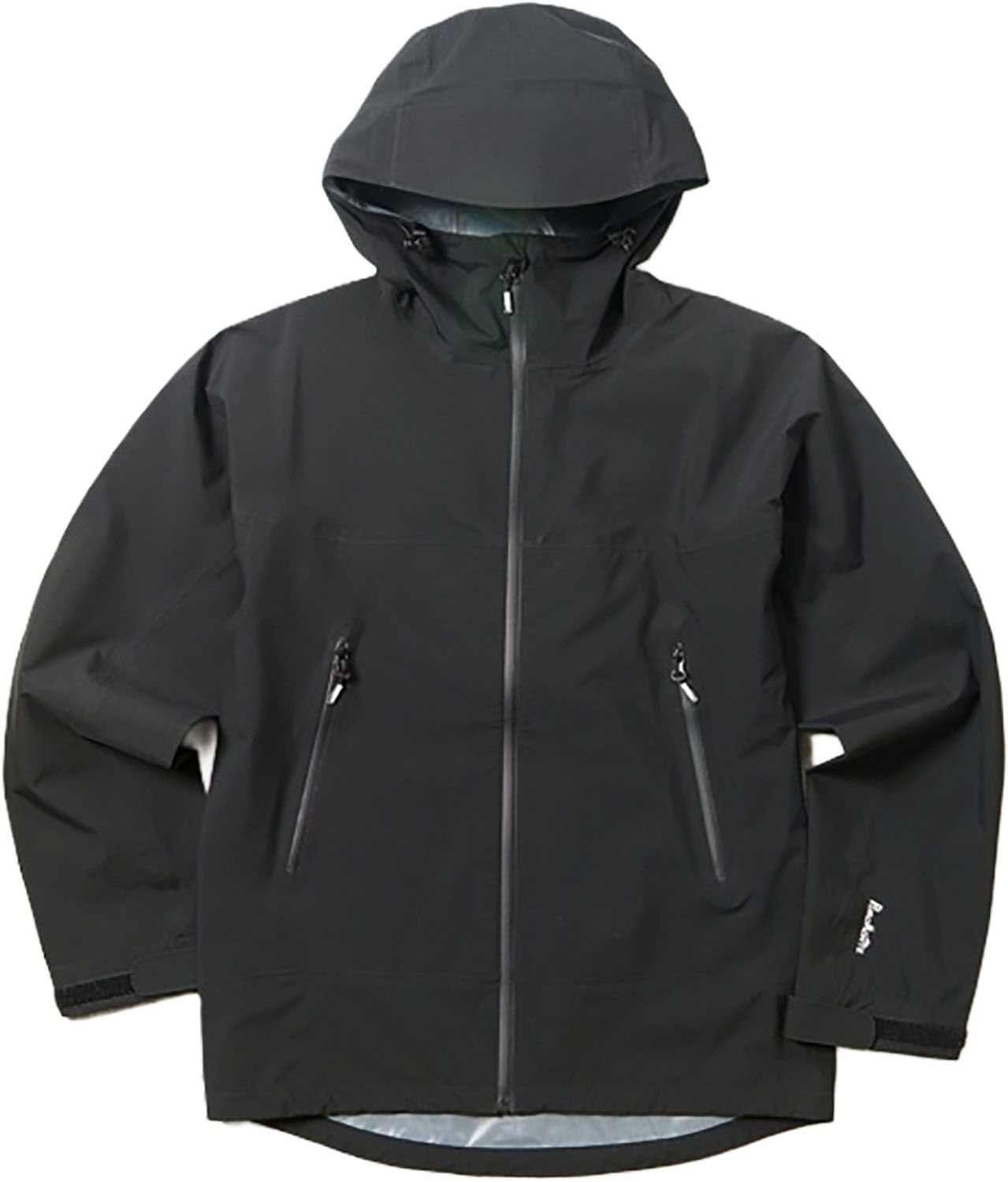 プロモンテ アウトドア 50 D 3 レイヤー ストレッチ レインジャケット SJK 009 ブラック