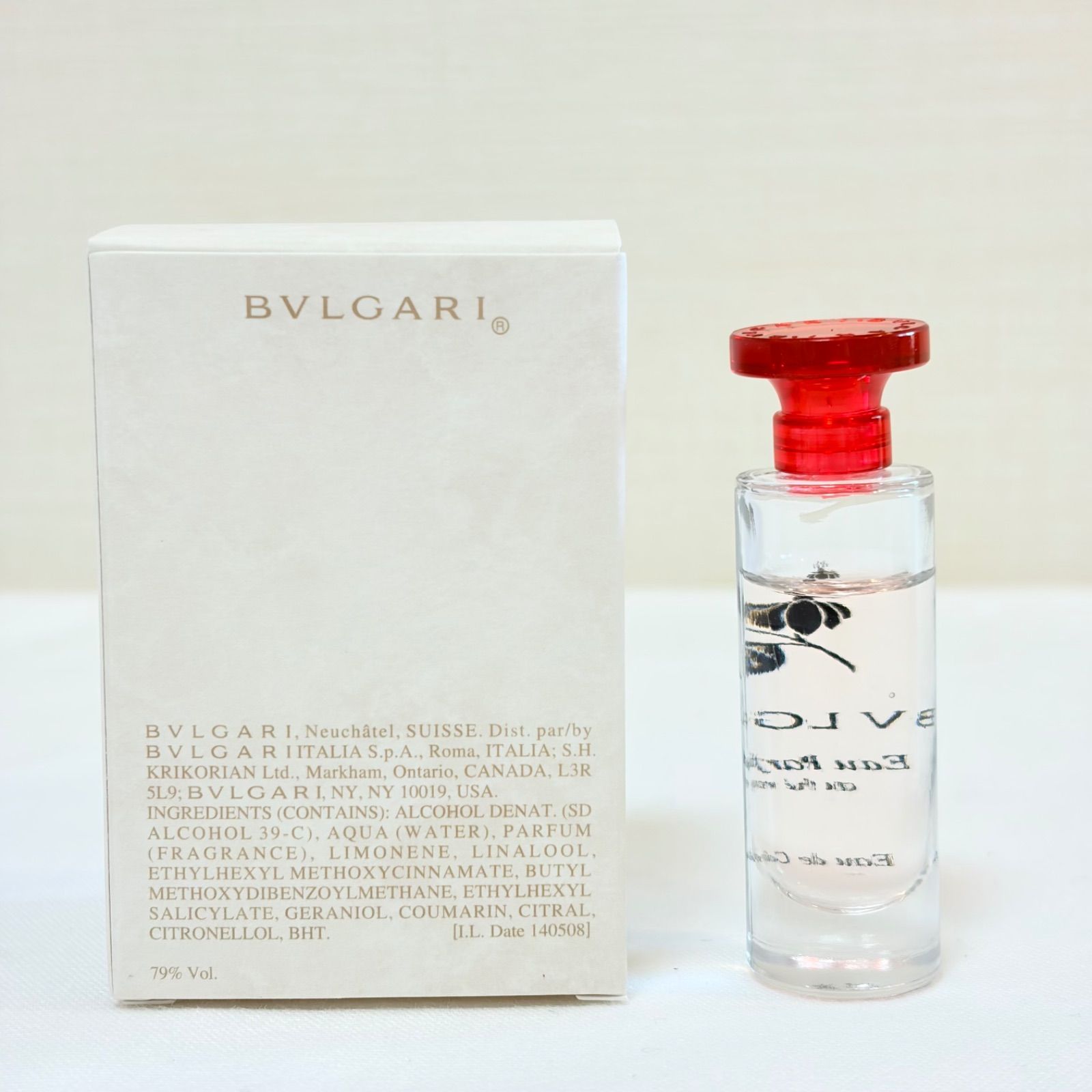 廃盤品 BVLGARI Eau Parfumee au the rouge eau de cologne ブルガリ