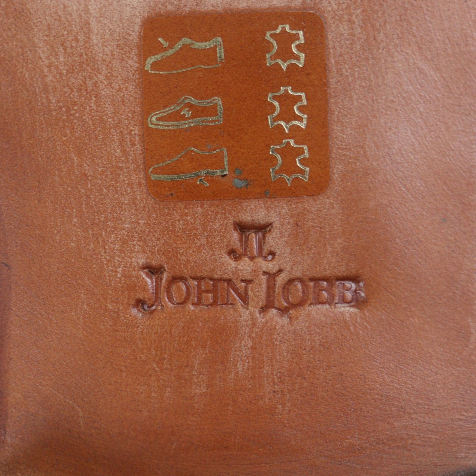 美品▽John Lobb ジョンロブ HIGHGATE ハイゲート レザー プレーントゥ