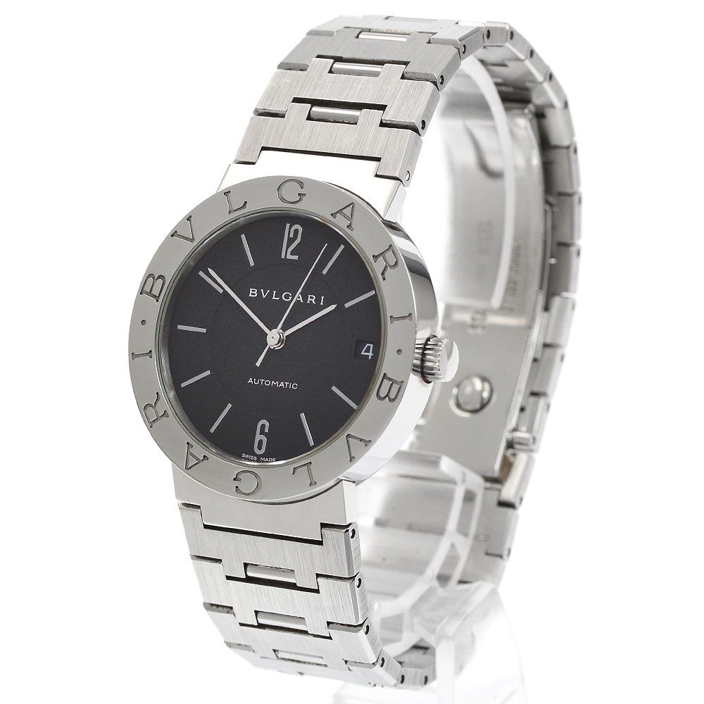  ブルガリ BVLGARI BB33SS ブルガリブルガリ デイト 自動巻き メンズ 箱 保証書付き_940022 ブラウン系 自動巻き時計 腕時計(アナログ)