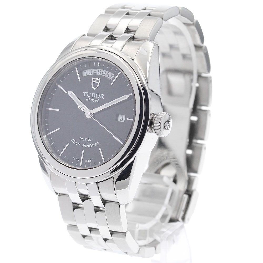  チュードル TUDOR 56000 グラマー デイトデイ 自動巻き メンズ 保証書付き_940324 高級感 自動巻き時計 腕時計(アナログ)