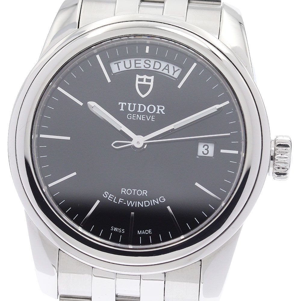 チュードル TUDOR 56000 グラマー デイトデイ 自動巻き メンズ 保証書付き_940324
