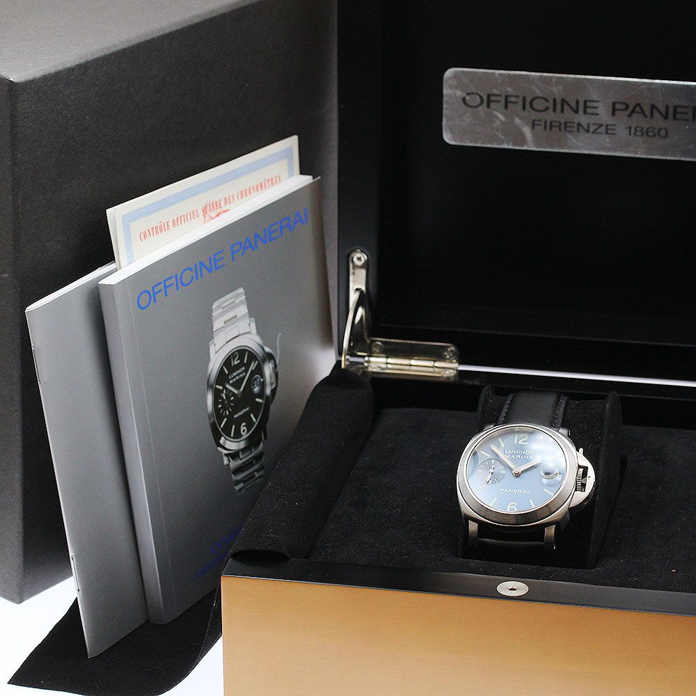  パネライ PANERAI PAM00070 ルミノールマリーナ スモールセコンド デイト 自動巻き メンズ き_940122 結婚式対応 自動巻き時計 腕時計(アナログ)