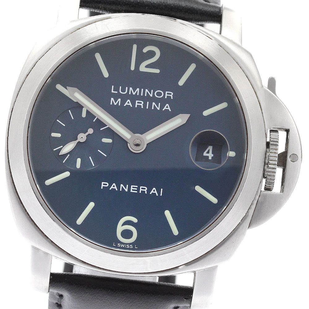 パネライ PANERAI PAM00070 ルミノールマリーナ スモールセコンド デイト 自動巻き メンズ き_940122