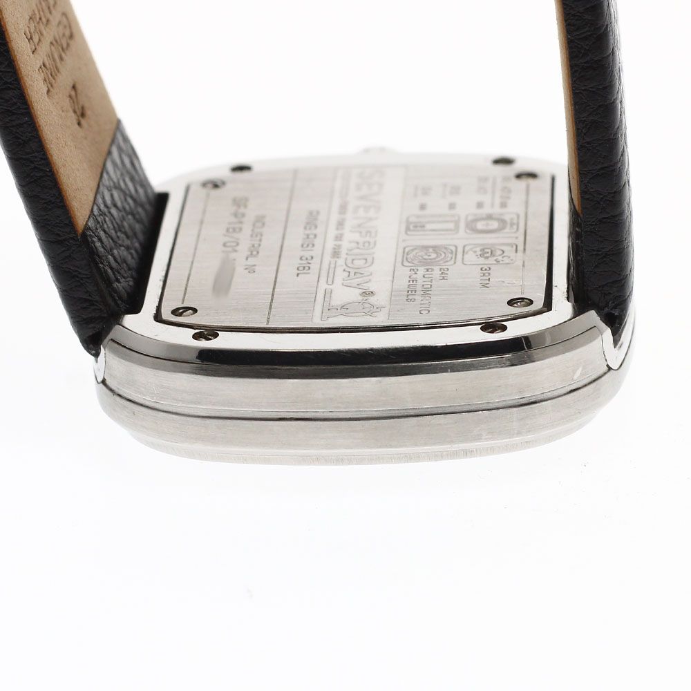  セブンフライデー SEVENFRIDAY SF P1B 01 インダストリアルシリーズ 自動巻き メンズ _935186 ロゴ入り 自動巻き時計 腕時計(アナログ)