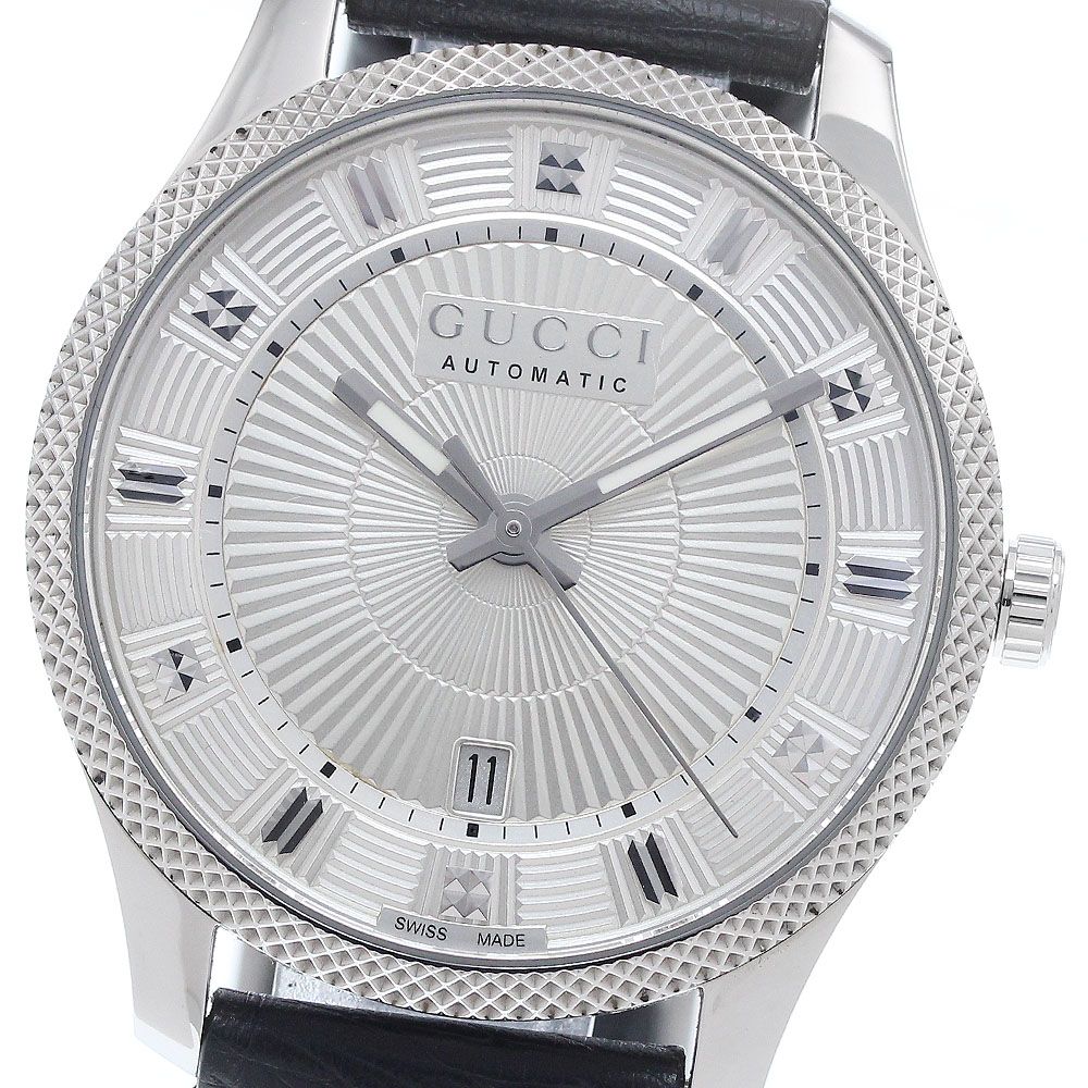 グッチ GUCCI 126 3 YA126339 エリクス デイト 自動巻き メンズ 内箱 保証書付き_939210