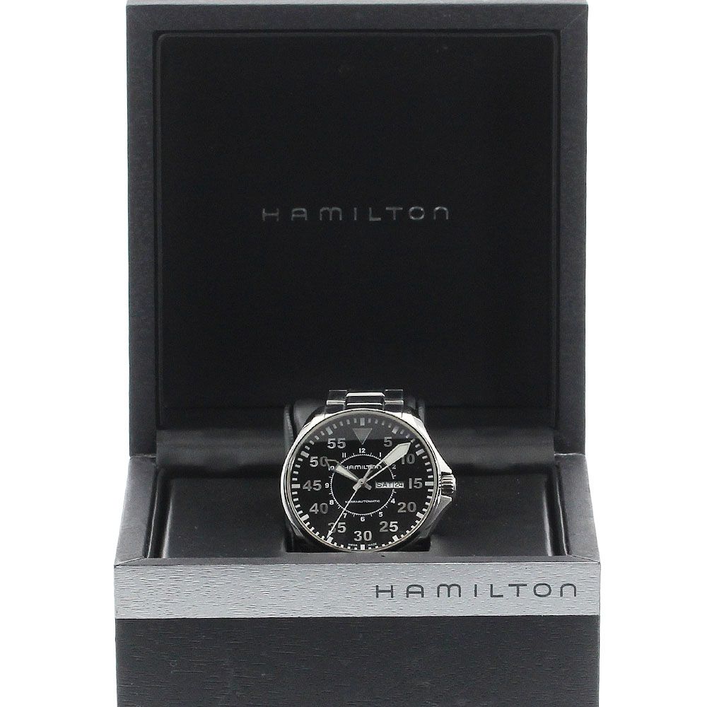 ハミルトン HAMILTON H647150/H64715135 カーキ パイロット デイデイト