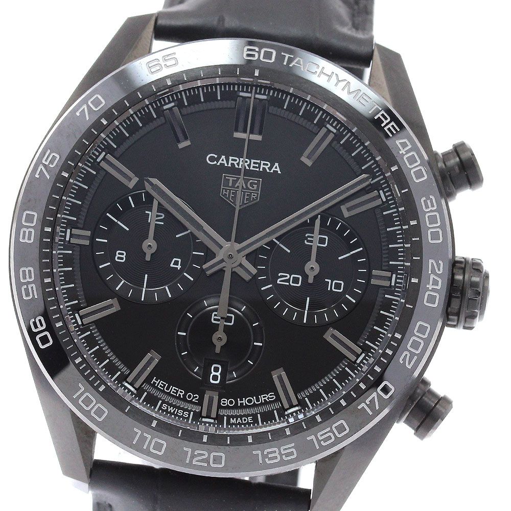 タグホイヤー TAG HEUER CBN2A1G FC6501 カレラ キャリバー ホイヤー02 ジャパン ブラックエディション 自動巻き 箱 保証書付_939742