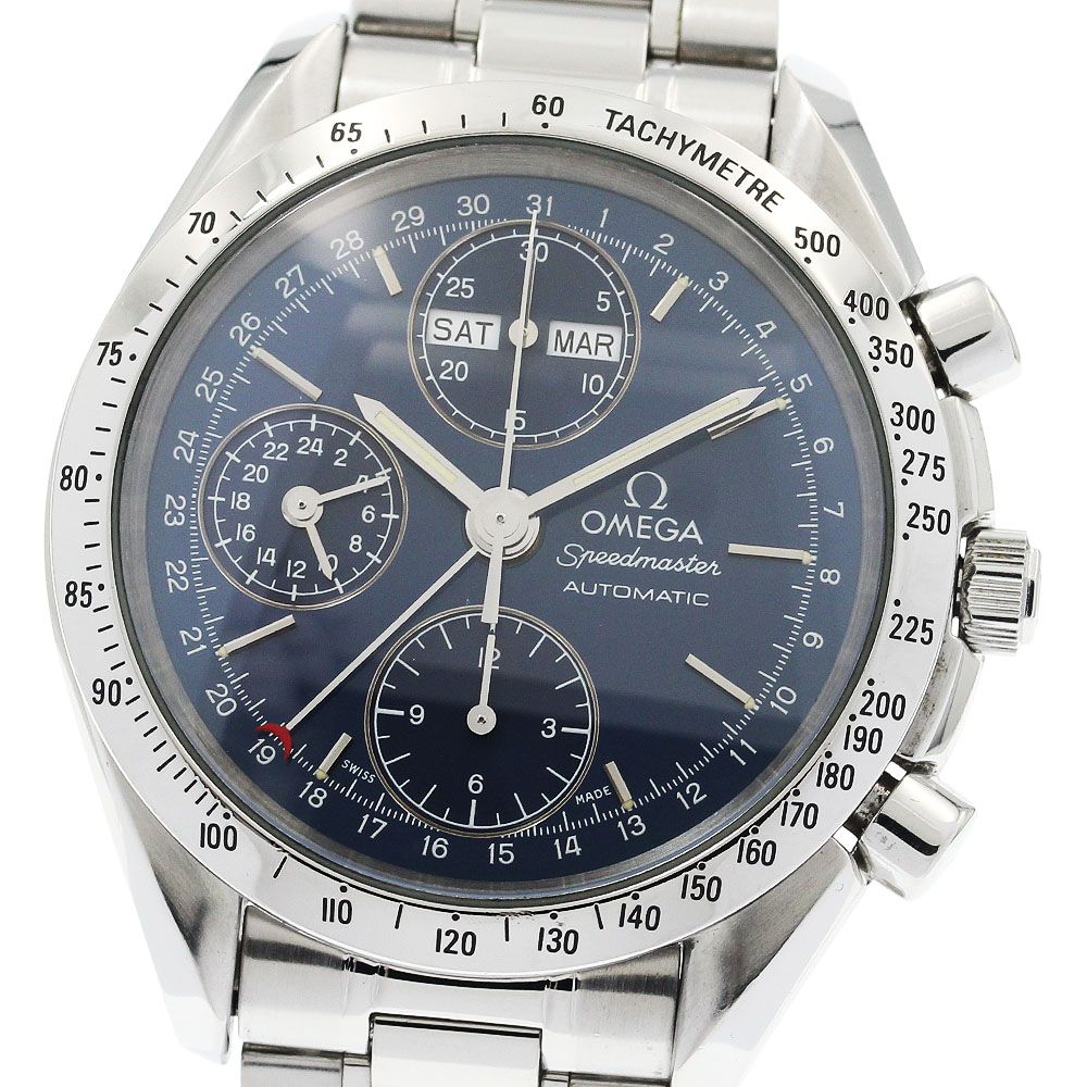 オメガ OMEGA 3521 80 スピードマスター トリプルカレンダー クロノグラフ 自動巻き メンズ 保証書付き_935046