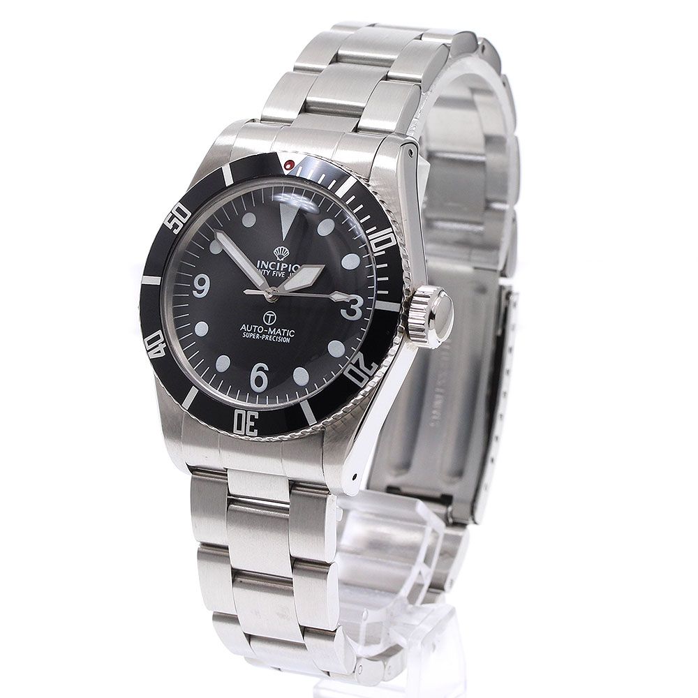  インキピオ INCIPIO INCIPIO 10 インキピオ10 自動巻き メンズ き_916644 リブ編み 自動巻き時計 腕時計(アナログ)