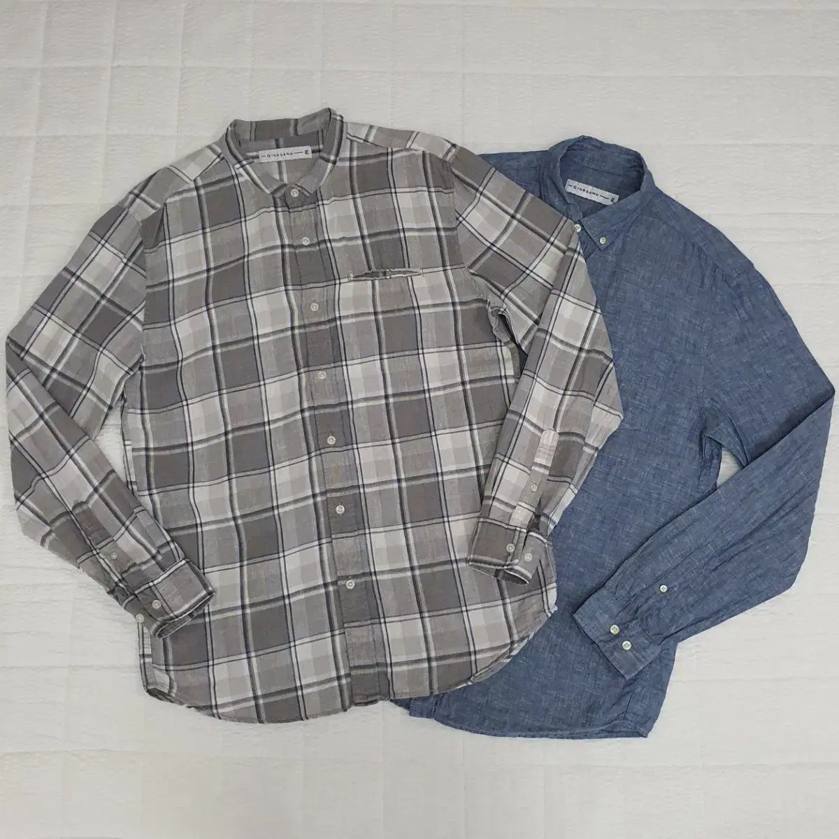 ジョルダーノ リネン シャツ メンズ105サイズ (2枚)