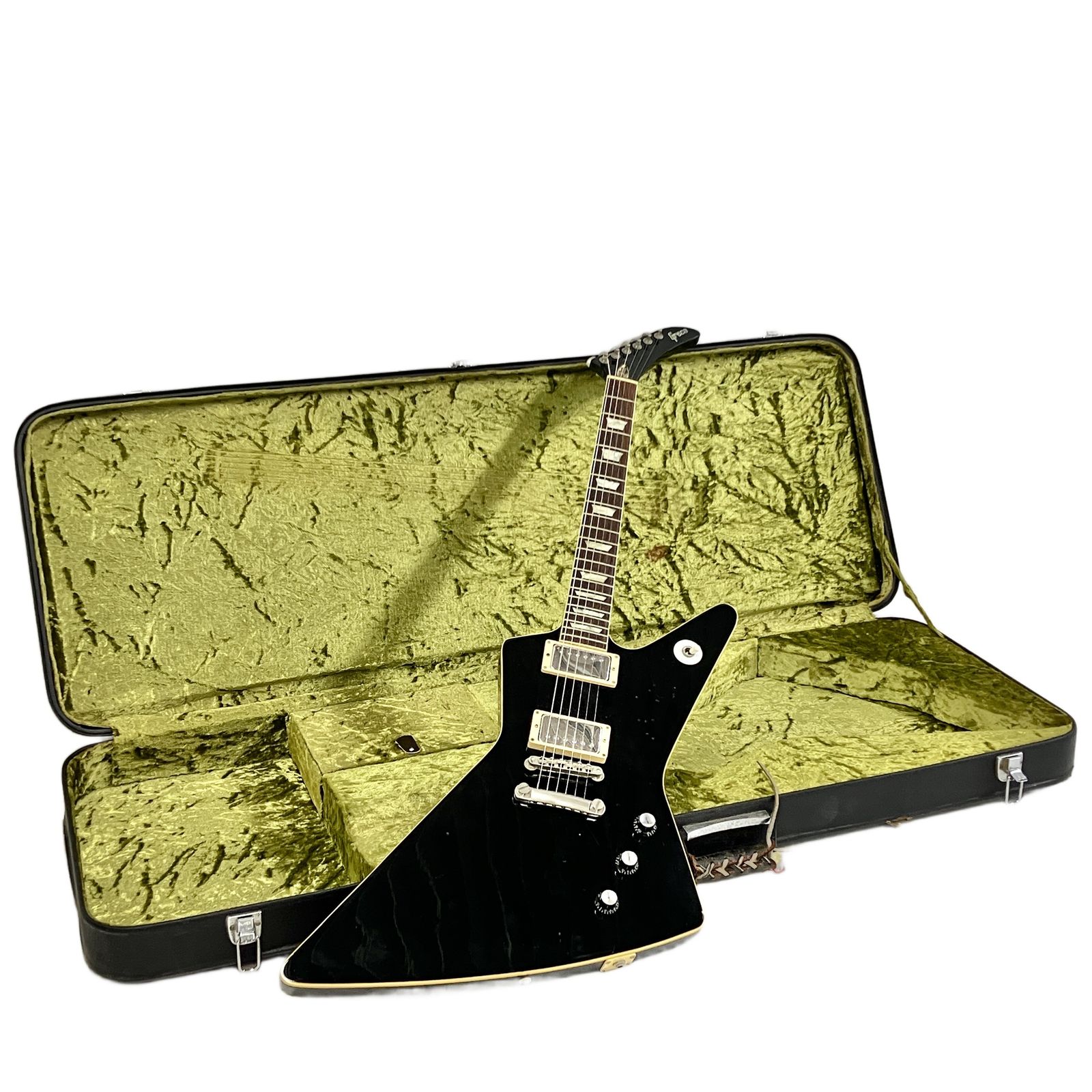 Greco Explorer エレキギター ロック ブラック 弦楽器 中古 訳あり