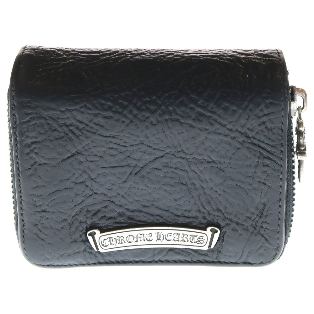 CHROME HEARTS (クロムハーツ) SQ ZIP BILL スクエアジップビル レザー