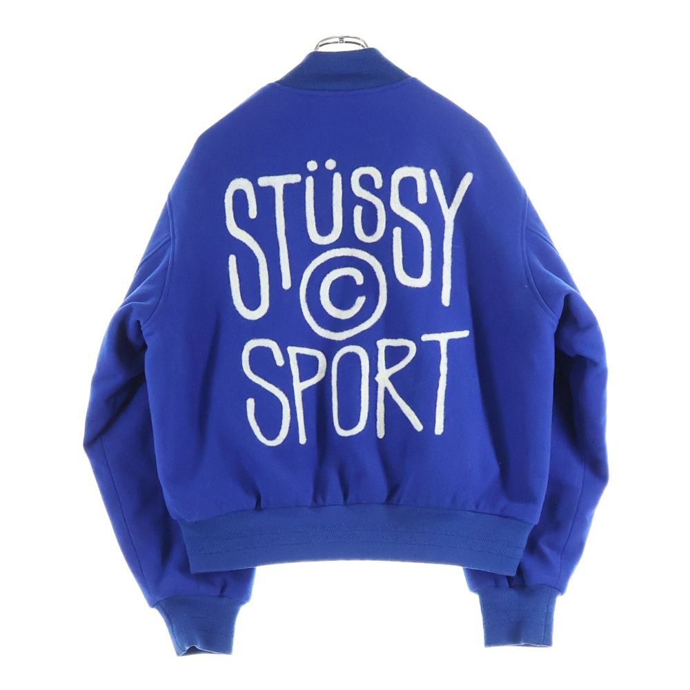 STUSSY (ステューシー) 23AW SPORT MELTON VARSITY JACKET スポーツ