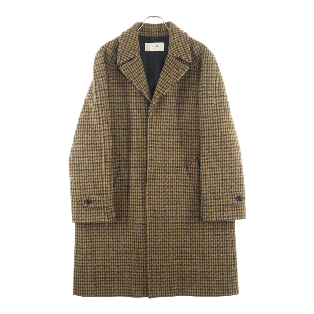 CELINE (セリーヌ) 21AW エディ期 千鳥格子 ウール チェスターコート
