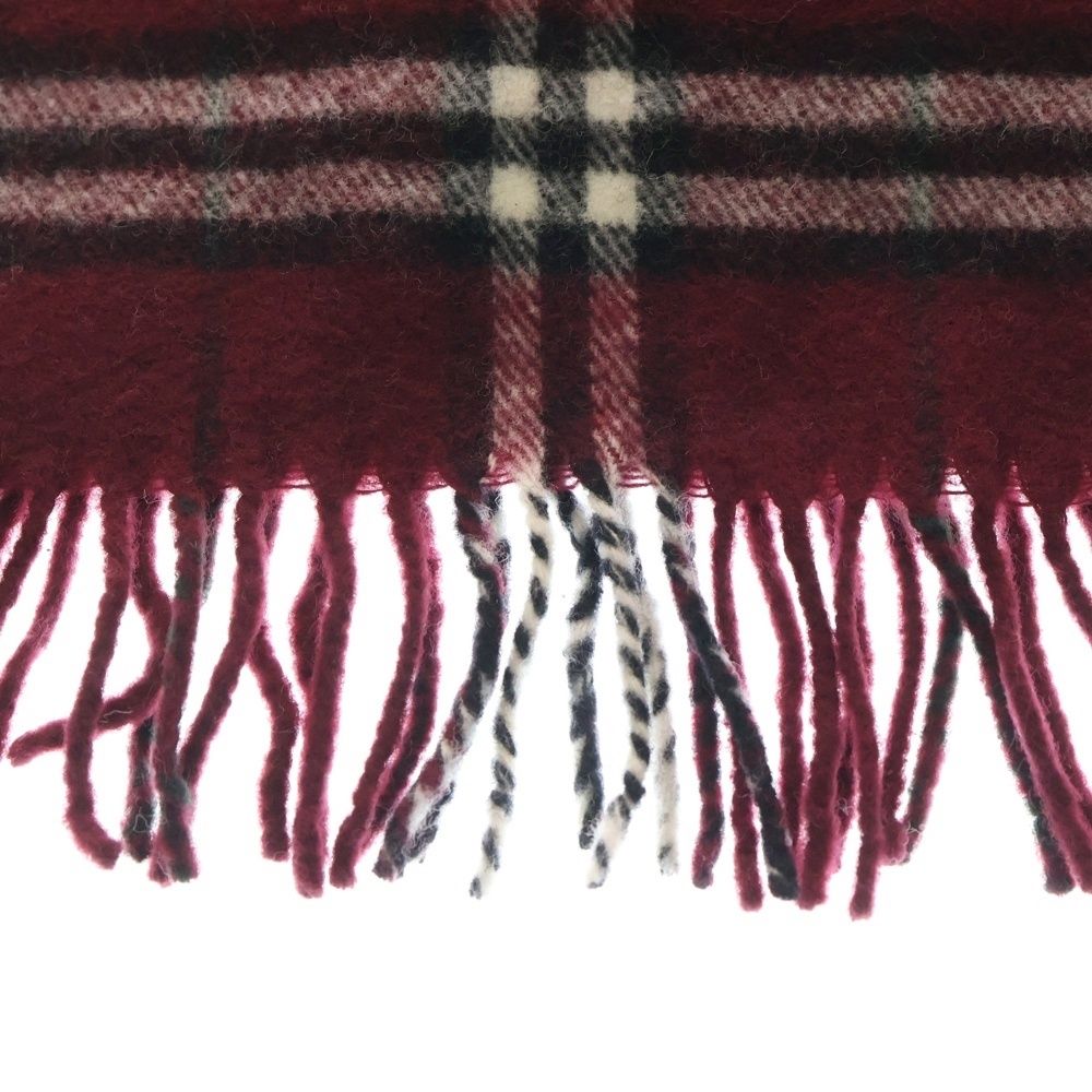 BURBERRY LONDON (バーバリーロンドン) ノバチェック フリンジマフラー
