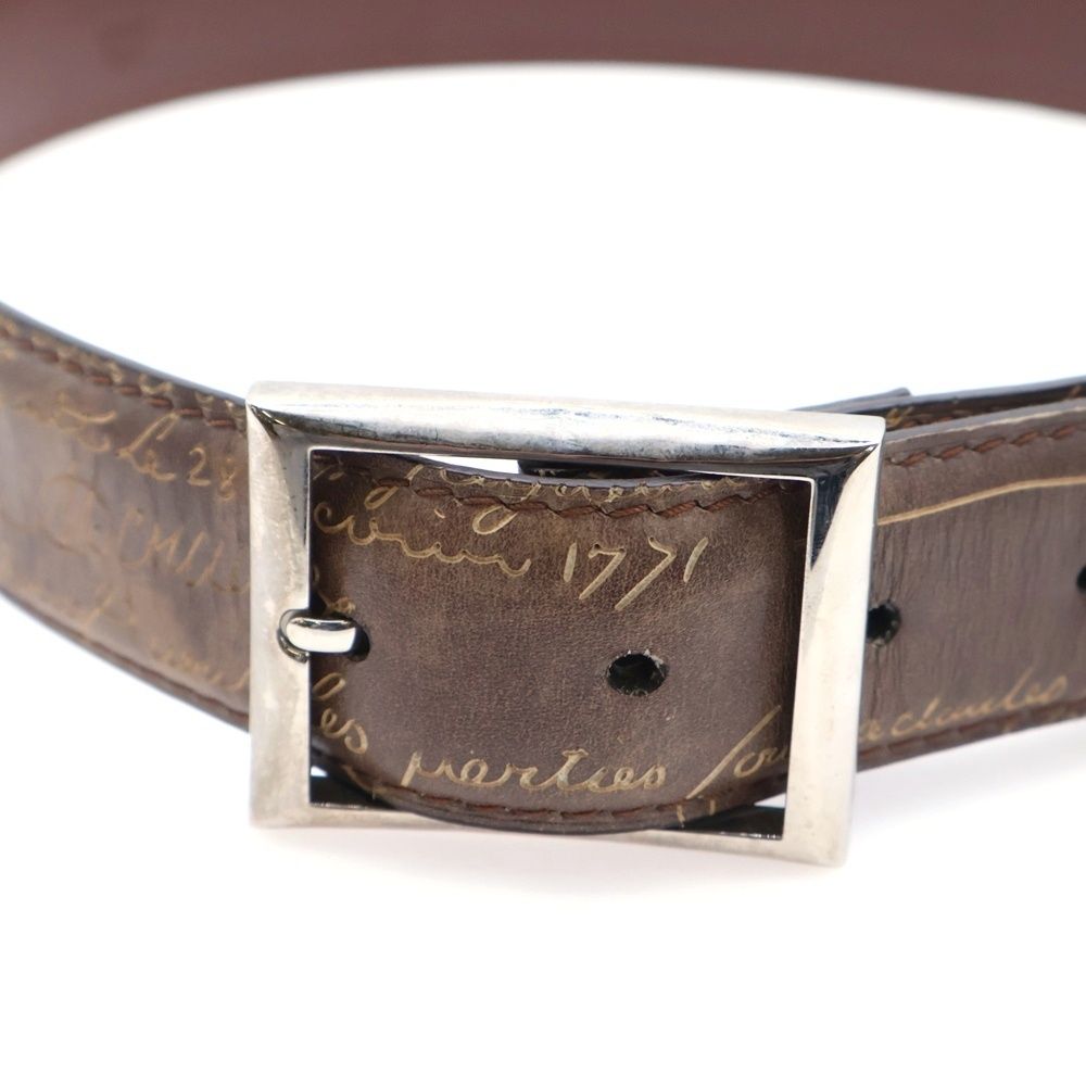 Berluti (ベルルッティ) カリグラフィ スクリットレザーベルト