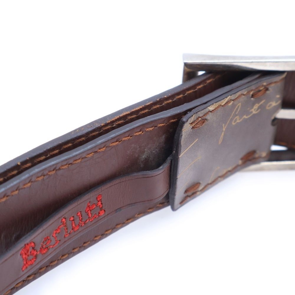 Berluti (ベルルッティ) カリグラフィ スクリットレザーベルト