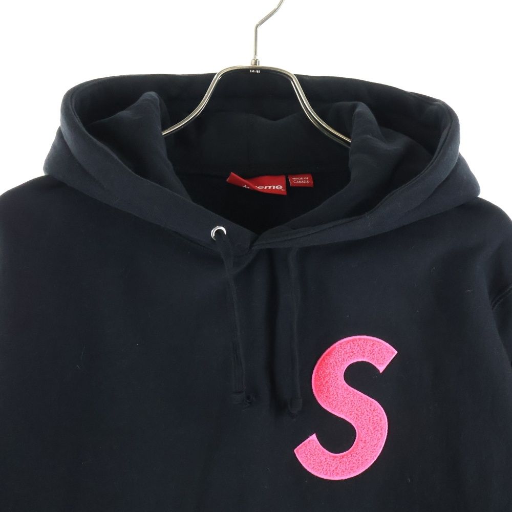 SUPREME (シュプリーム) 19AW S Logo Hooded Sweatshirt パイル Sロゴ