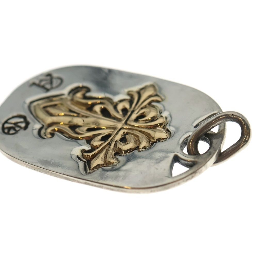 A&G (エーアンドジー) 18K Cross Dog Tag クロス ドッグタグ シルバー