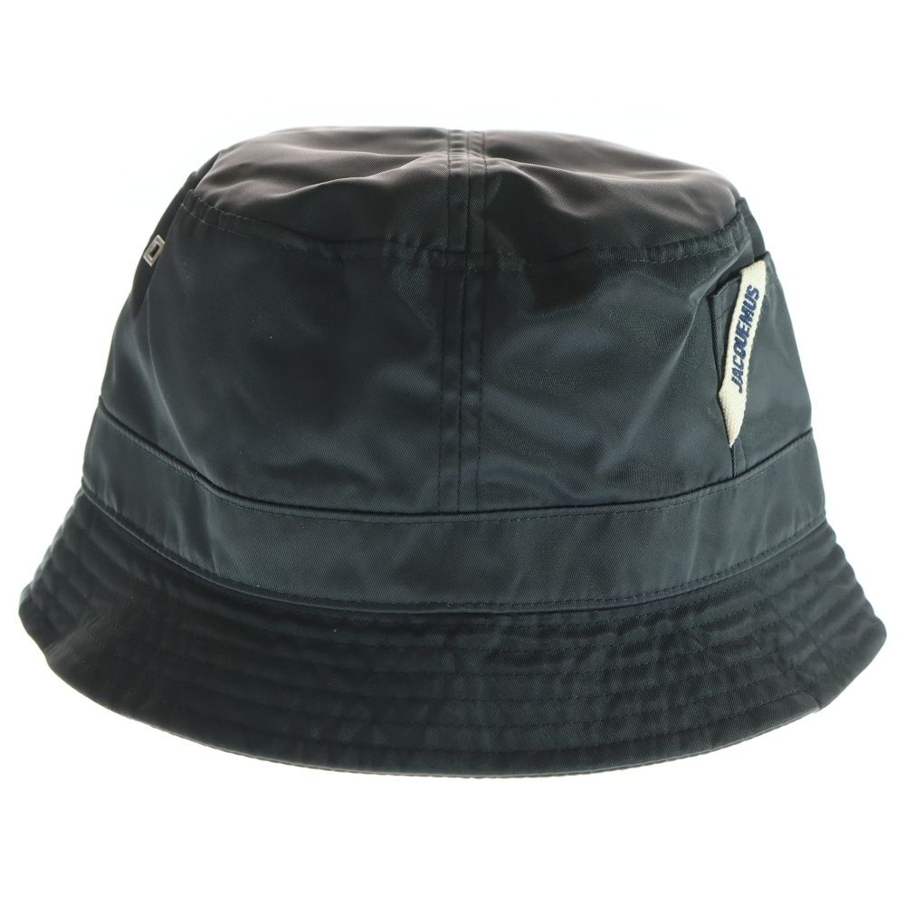JACQUEMUS (ジャックムス) ナイロン バケットハット ブラック 236AC587