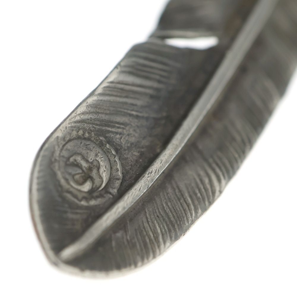 goro's (ゴローズ) 【現行】銀爪小メタル付き特大フェザー 左向き