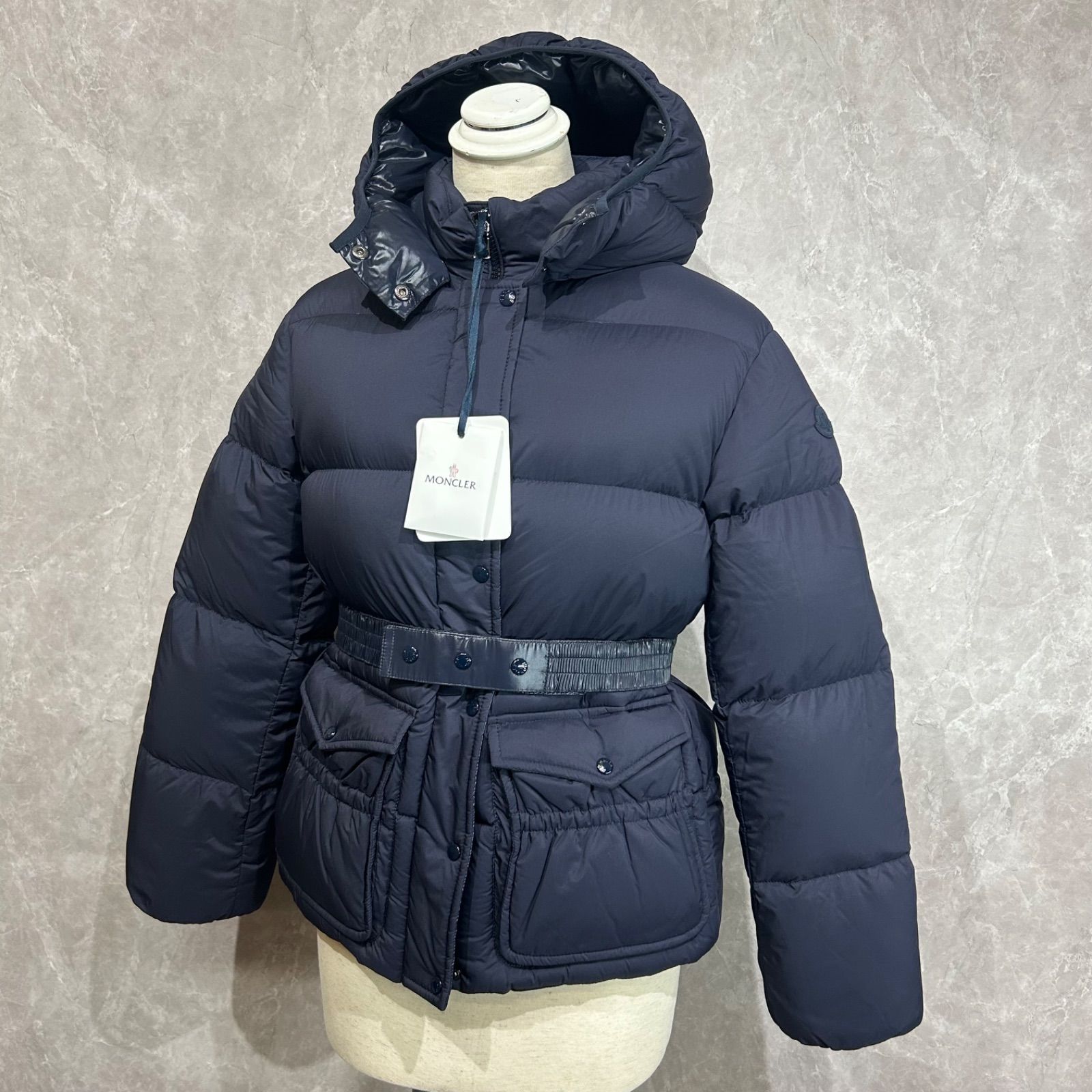 未使用級】 【S相当】MONCLER モンクレール CAREIL ウエストベルト付き 