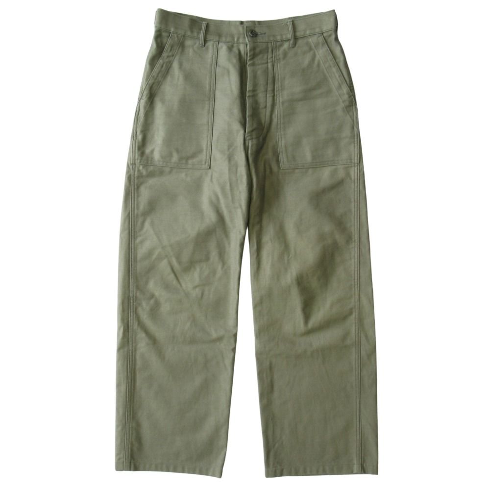 美品 22AW HYKE ハイク バックサテン ベイカー パンツ ミリタリー