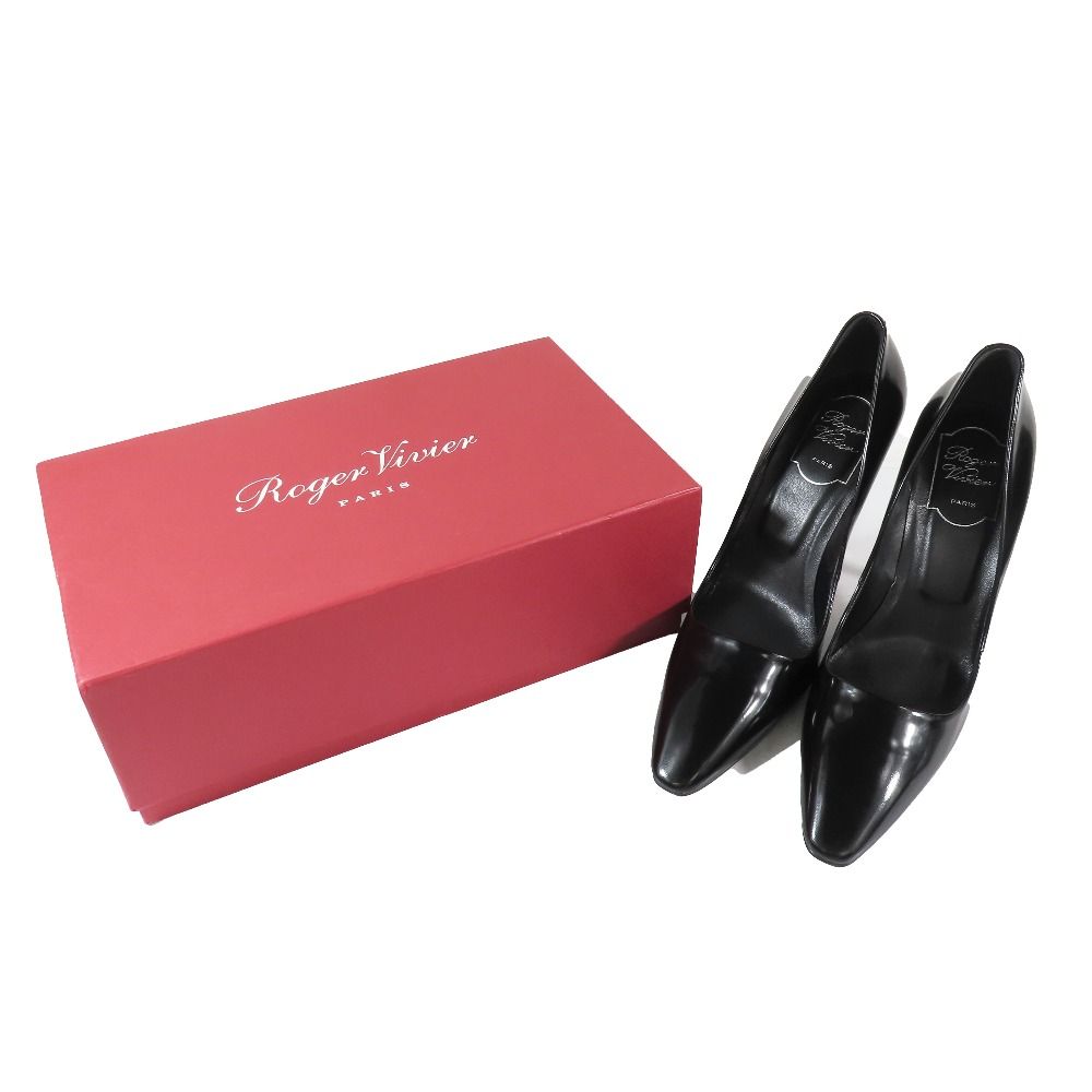 未使用 Roger Vivier ロジェヴィヴィヴェ エナメル パンプス