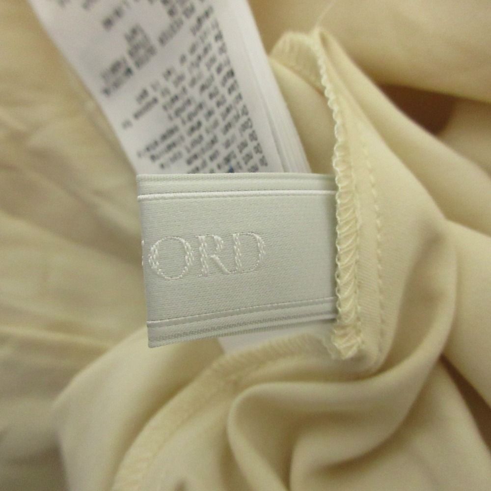 美品 23AW CELFORD セルフォード ロング パネルラインドットチュール