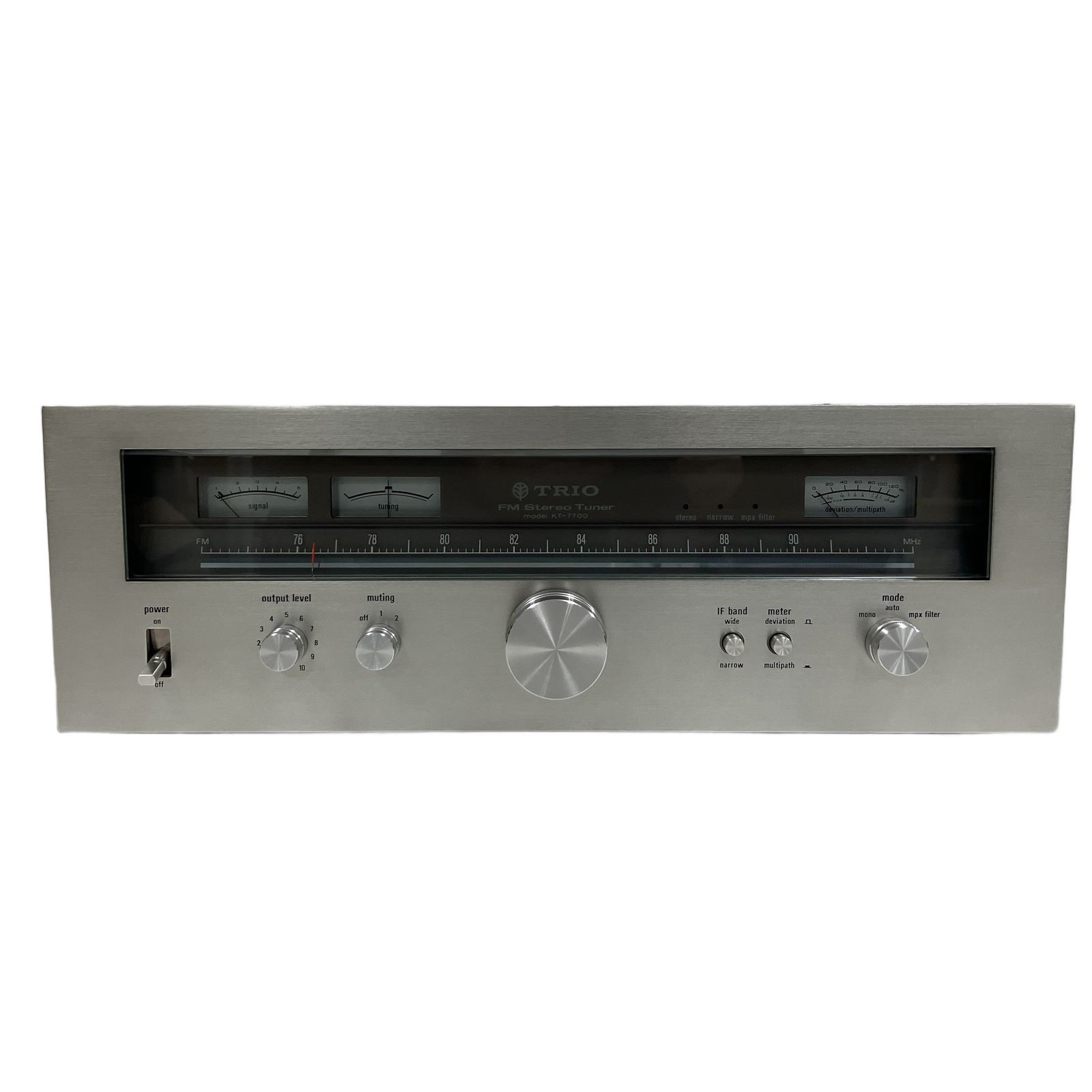 TRIO KT-7700 FMステレオチューナー ラジオチューナー 【動作品】 TRIO KT-7700 FMステレオチューナー トリオ 中古O10884923 - メルカリ