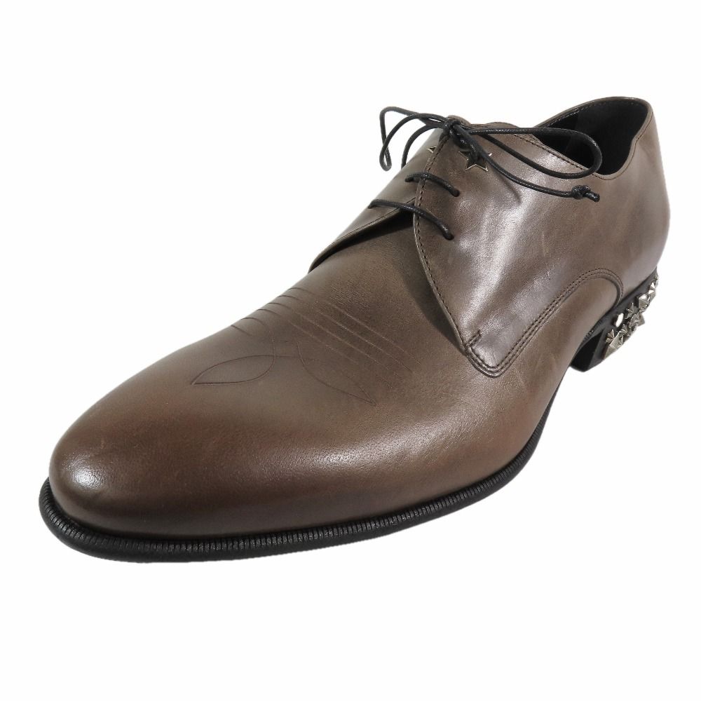 未使用 JIMMY CHOO ジミーチュウ JACKSON ジャクソン レザー ダービー