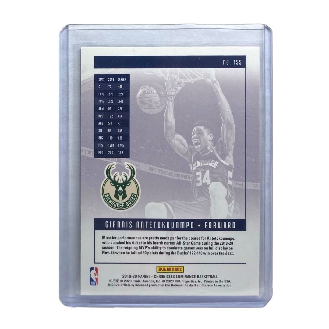 PANINI NBAカード GIANNIS BUCKS 155 IT 2 NBA スポーツカード トレーディングカード