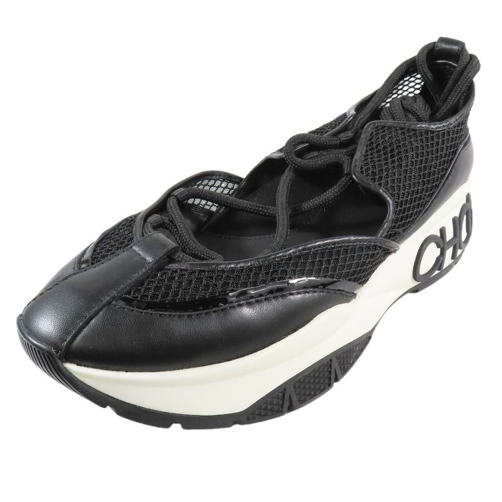 （K25541）ジミーチュウ ミシガン メッシュ スニーカー38（約25㎝） 未使用 JIMMY CHOO ジミーチュウ MICHIGAN ミシガン レースアップ