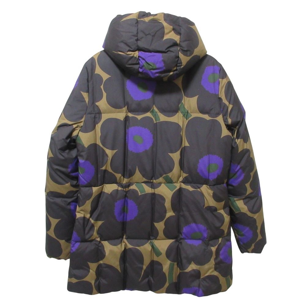 マリメッコmarimekko ウニッコ アウター ジャケット ダウン 美品 Marimekko マリメッコ ウニッコプリント ダウンジャケット コート