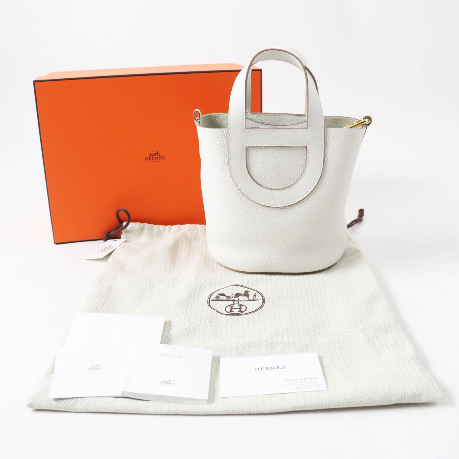 未使用品◎HERMES エルメス インザループ 18 ゴールド金具 トリヨン 