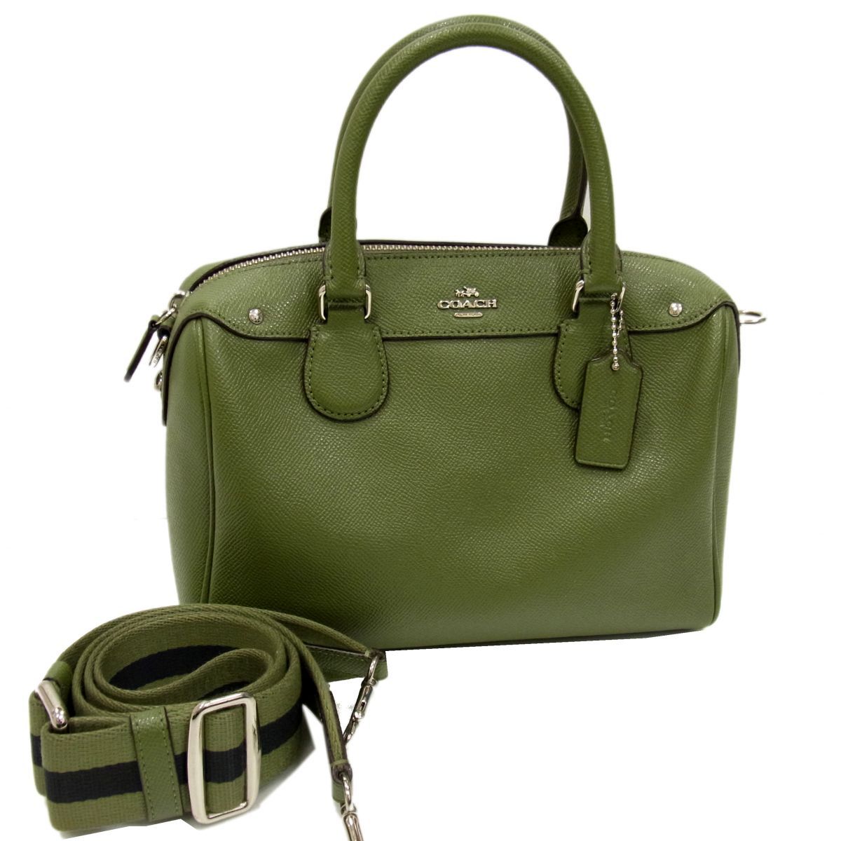 美品◇COACH 2way ハンドバッグ ショルダー付き ミニサッチェル F11808 