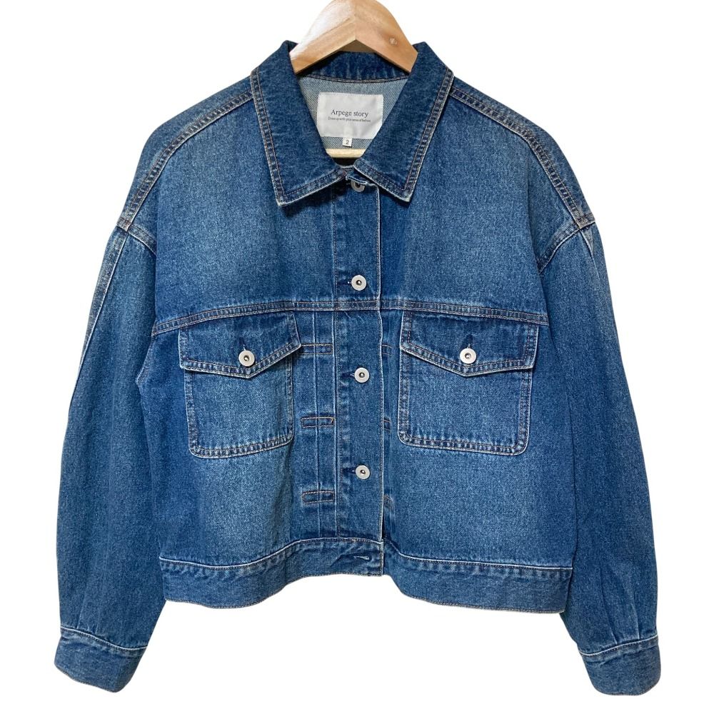 美品 Arpege story アルページュストーリー オーバースリーブ Gジャン